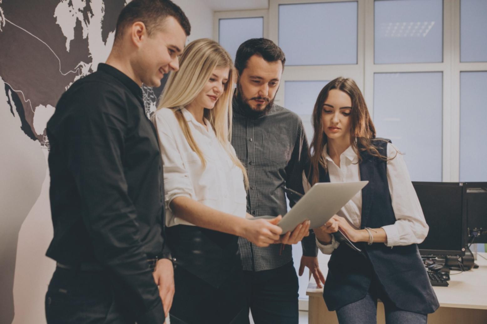 Ambiente di lavoro collaborativo presso zelquinara